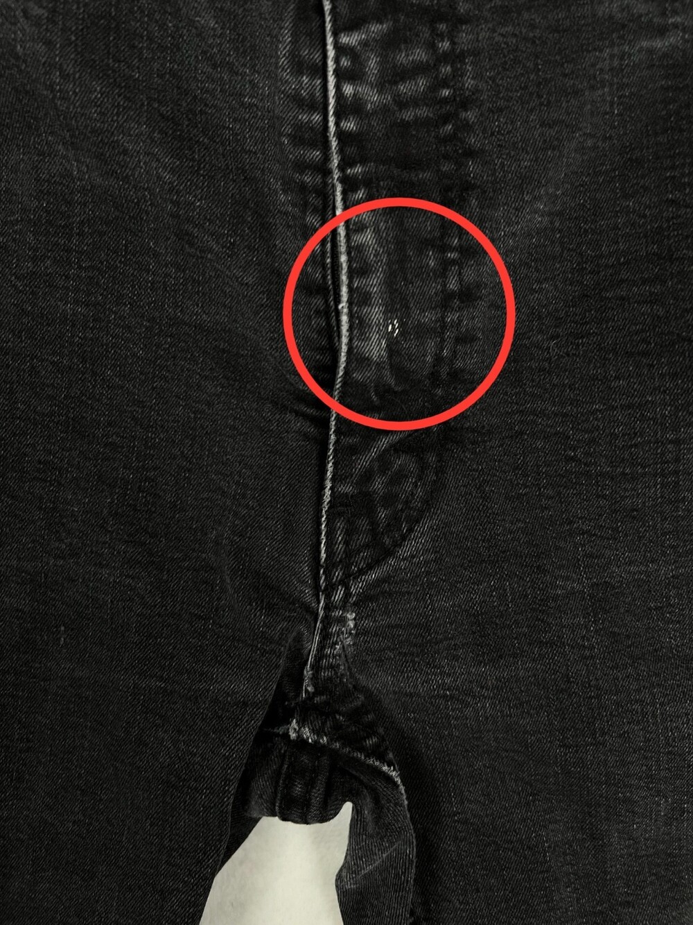Levis 541 Jeans Mens 36x30 Black Tapered Flex Denim Faded Retro Vintage READ - Picture 4 of 12